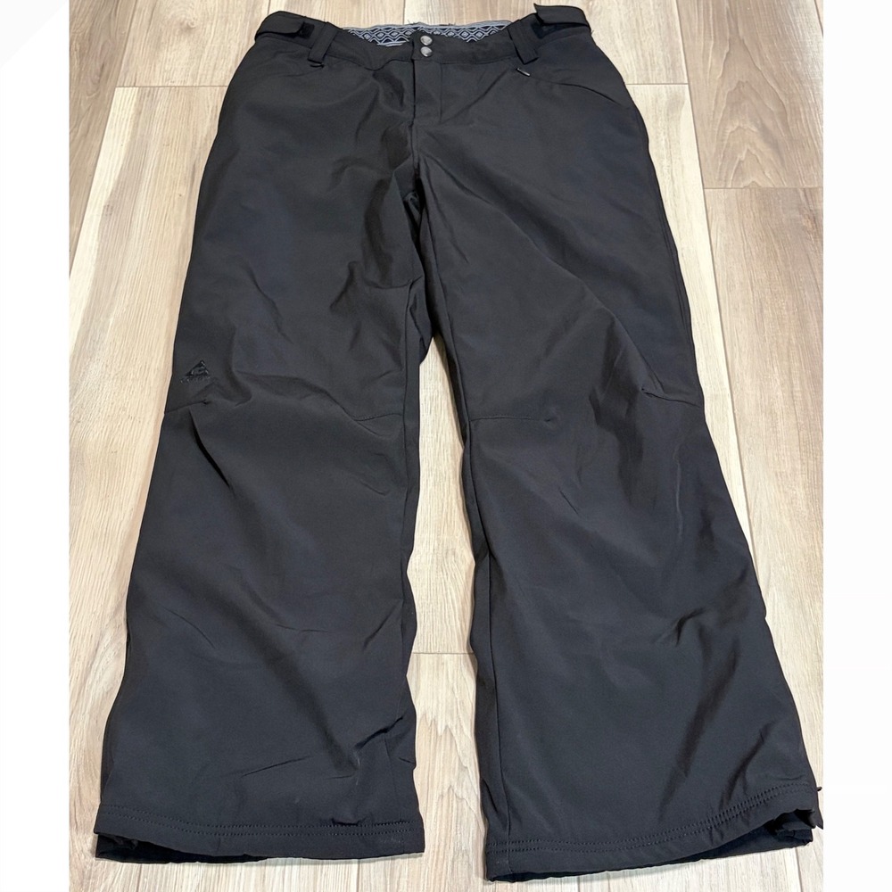 Gerry Mens Black Insulated Snow Pants Ski Snowboard Fleece Lined 34x31